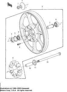  Rear wheel / hub