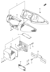 AE50 Задний комбинированный сигнал