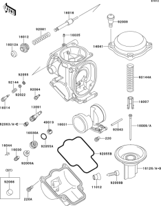 ZX1100 Carburetor parts(1 / 2)