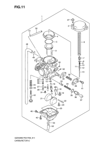 GZ250 Carburetor assy