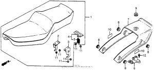 VF500C Сиденье