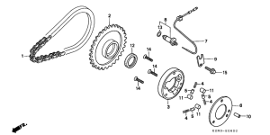 CMX250C Муфта стартера
