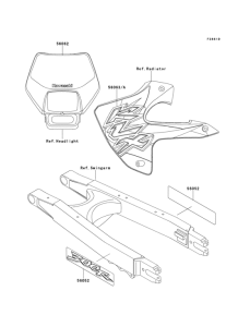 KLX300R Decals(klx300-a6)