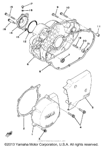 SR500F Боковые крышки
