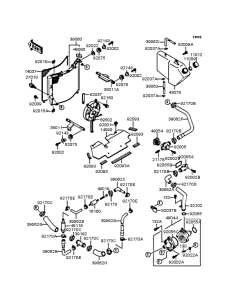 ZX400 Радиатор