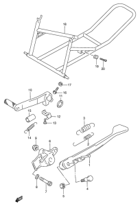 GSX-R1100 Stand comp
