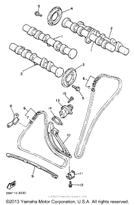 XVZ13DDC Camshaft-chain
