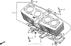 CB550 Цилиндры