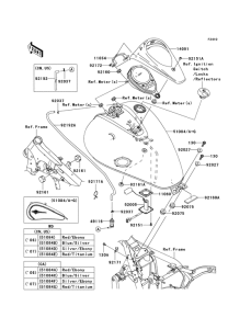 VN900 Tank fuel