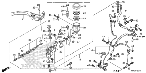 CBR600RR (ABS) Front Brake Master Cylinder (Cbr600Ra)