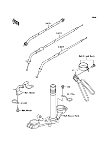 KL110 Тросы управления