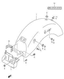 VL125 Заднее крыло