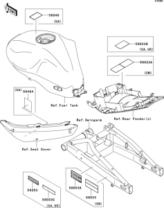EX650 Лейбл предостережения