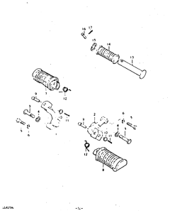 GS425 Подножки