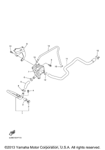 WR250FY Система забора воздуха