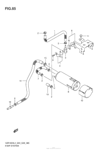 VZR1800Z Evap System (Vzr1800Zl4 E33)