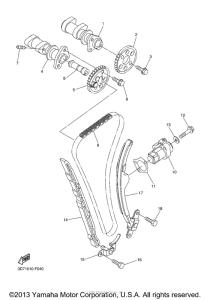 WR25RXCL Цепь механизма газораспределения
