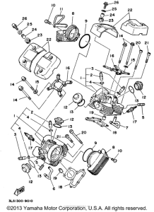 XV250 Головка цилиндров