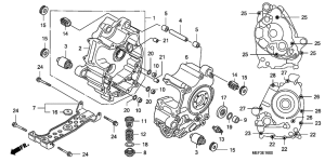 FJS400 Картер двигателя