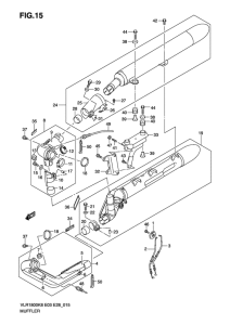 VLR1800 Muffler comp