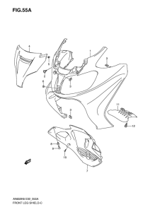 AN650 (ABS) Front leg shield