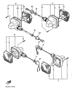 XT600Z Поворотники
