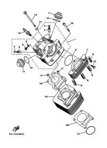 XT125R Цилиндр