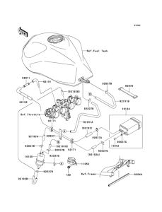 ZR1000 Испарительная система топлива