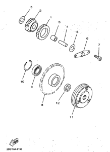 YP125 Стартер