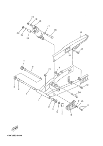 TZR50 Rear arm. suspension