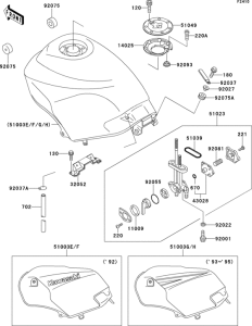 EX250 Fuel tank(1 / 2)