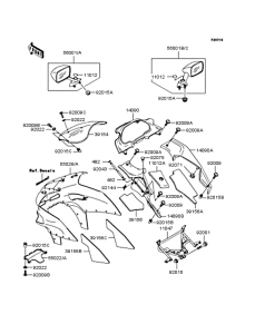 ZX400 カウリング