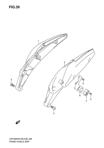 VZR1800 Frame handle grip
