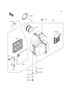 BJ250 Воздушный фильтр