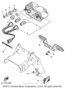 FZR1000B Фонарь