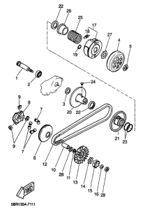 YQ50 Сцепление