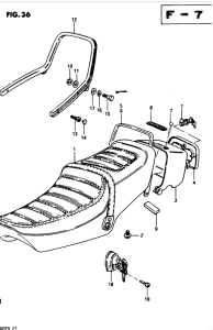 GSX400 Пружина