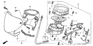 CHF50A Спидометр