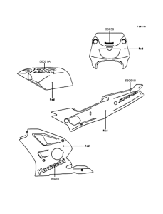 ZX400 Наклейки