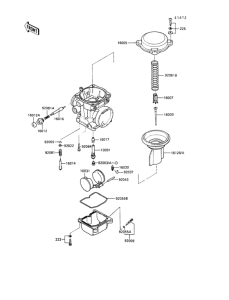 ZX500 Карбюратор в разборе
