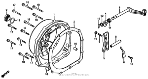 CB1000 Кожух сцепления