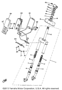 QT50F Передняя вилка