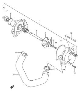 GSF250 Водяная помпа