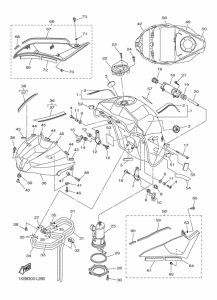 YZF-R1 Топливный бак