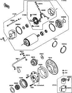 VN1500 Стартер