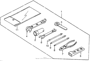 XL350R Инструмент