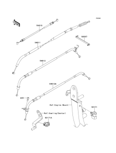 ZR1000 Тросы управления