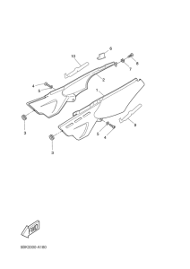 DT50R Боковые обтекатели