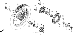 Переднее колесо