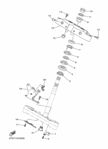 XVS1300CU Управление